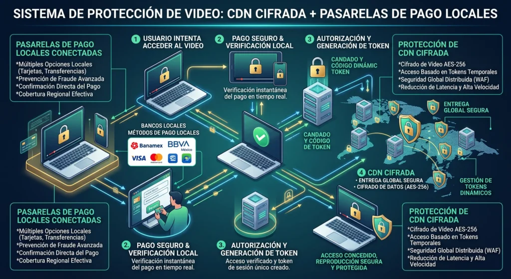 Infraestructura segura para vender cursos sin pagar comisiones en WordPress